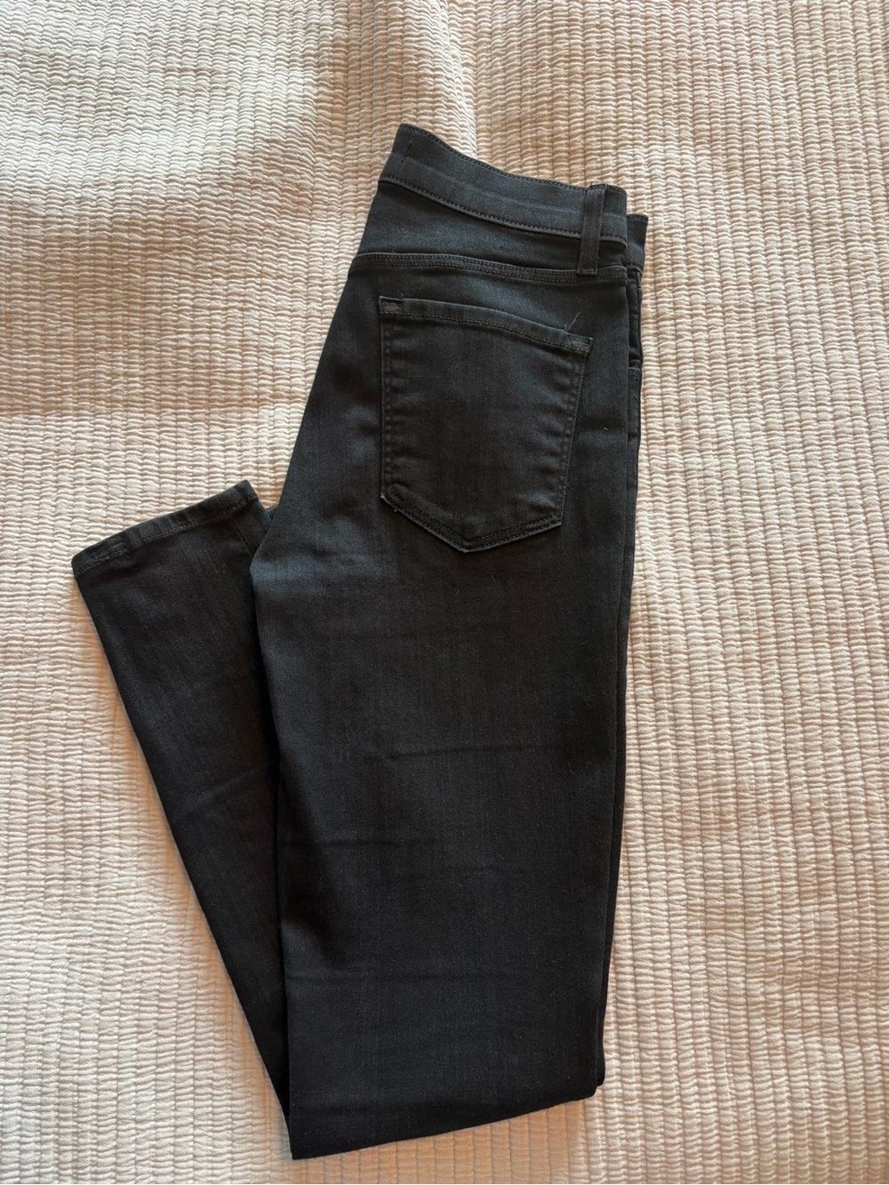J Brand Maria High Rise Skinny Jeans Black Size 26